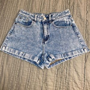 PACSUN Jean shorts blue wash